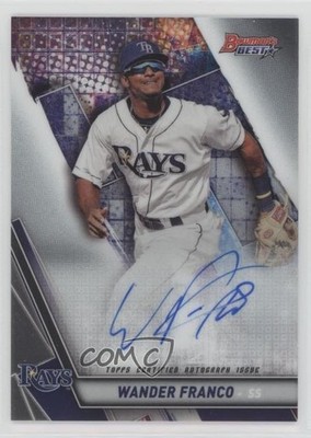2019 Bowman's Best Wander Franco #B19-WF Auto 14sd
