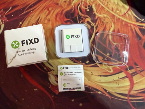 FIXD OBD-II ACTIVE CAR HEALTH MONITOR ENGINE CODE READER DIAGNOSTIC  SCANNER