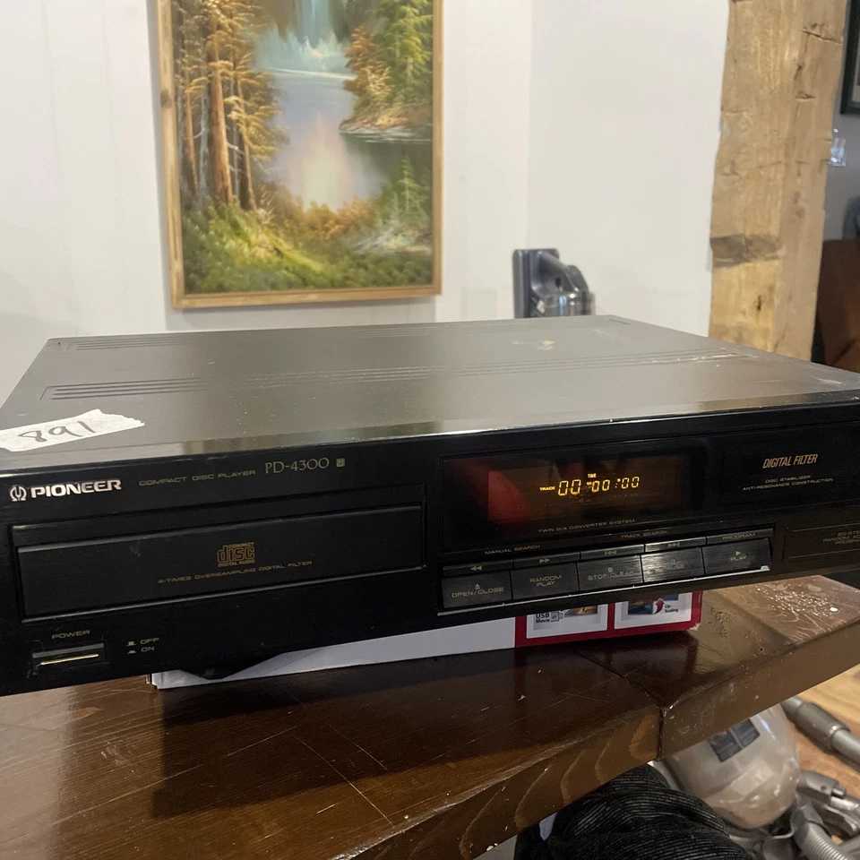 Pioneer PD-4300 CD Disc Player 1989 JAPAN - Good Working Condition