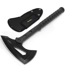 Tactical Tomahawk, Throwing Axe with Sheath, Camping Hatchet with Spike, Nylo...