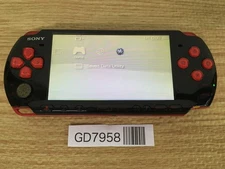 GD7958 Plz Read Item Condi PSP-3000 BLACK & RED SONY PSP Console Japan