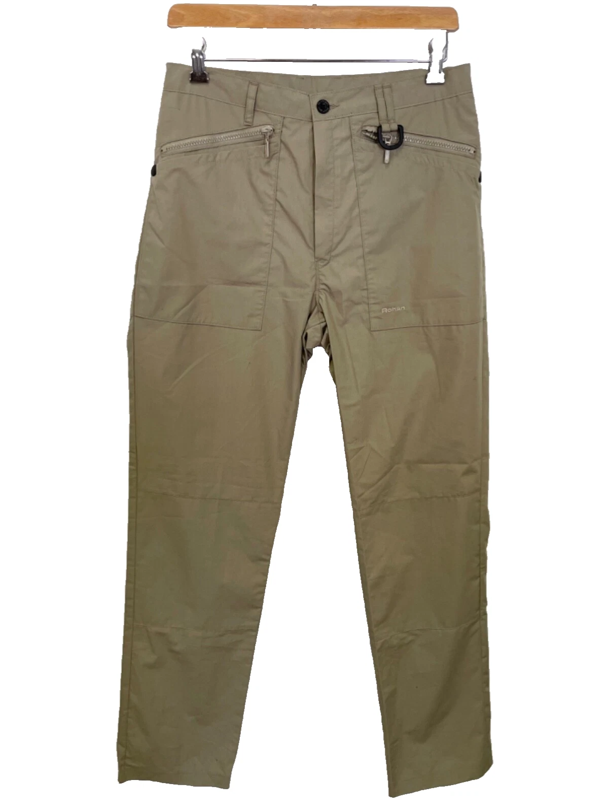 ROHAN AIRLIGHT BEIGE CASUAL STRAIGHT LEG TROUSERS SIZE 32 in