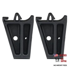 2 Pcs Grille Overslam Bumper  Compatible with 2002-2005 Dodge Ram 1500 2500