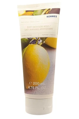 Korres Lait Hydratant Lissant 200ml Basil Citron Pour Le Corps - Photo 1/4