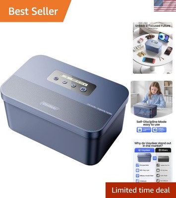 Safe Timed Lock Box, Phone Lock Box with Timer Unplug from Phones, Video Game...