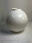 Vintage Milk Glass Globe Lamp Shade 10” Opal Style Round 4” Fitter
