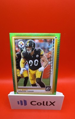 2025 Panini Donruss Optic - T.J. Watt #100 Neon Green Prizm /199
