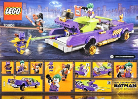 New In Box THE LEGO BATMAN MOVIE The Joker Notorious Lowrider 70906 Batman Toy