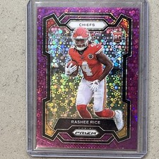2023 Panini Prizm Rashee Rice Purple Disco Rookie /35 Chiefs RC