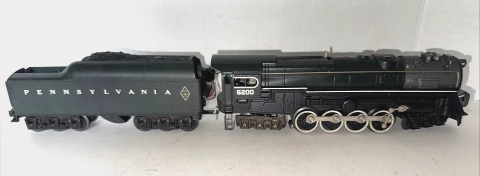 LIONEL 6-8404 O GAUGE PRR 6-8-6 S-2 TURBINE STEAM LOCOMOTIVE & TENDER #6200 EX - Image 2 of 4