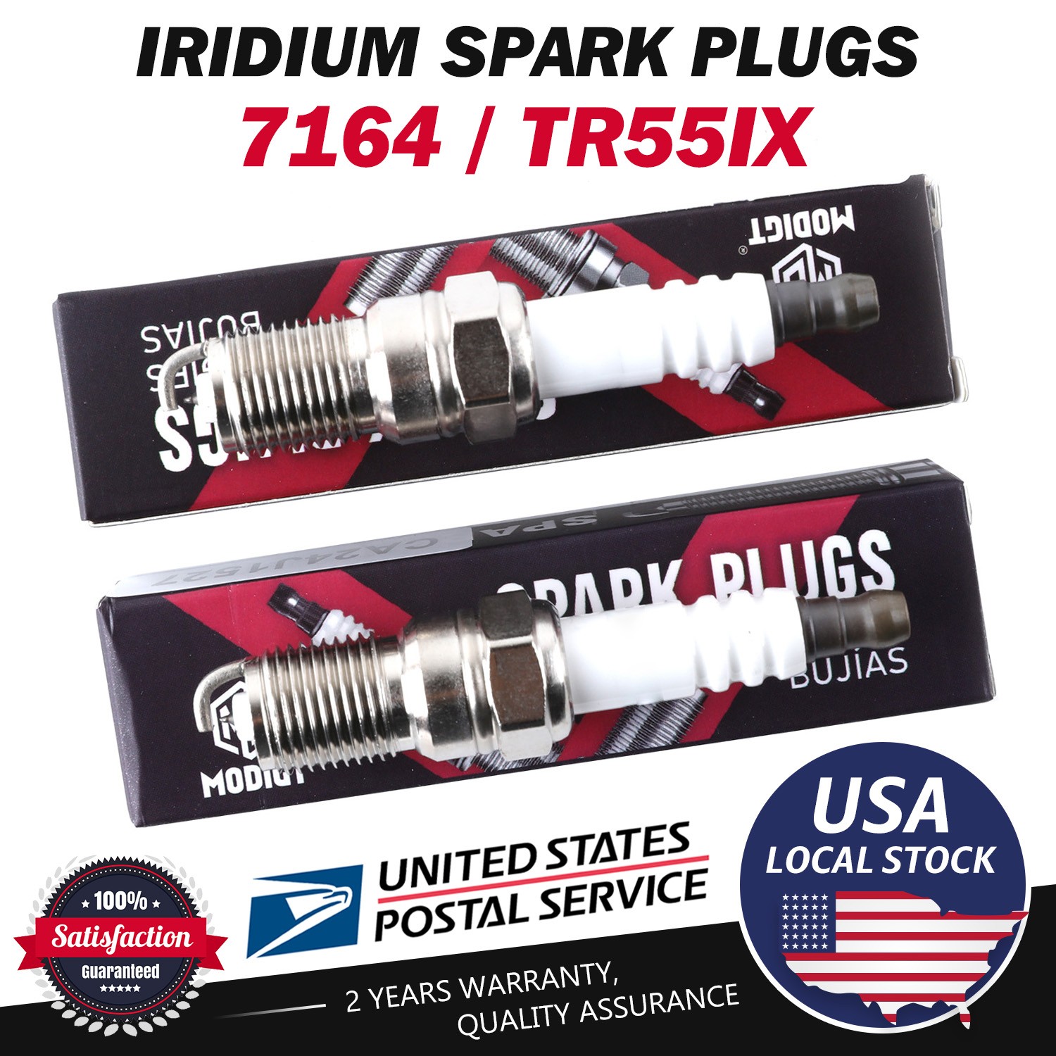8pcs Fit NGK Iridium IX TR55IX Spark Plugs 7164 For 1994-2004 Buick Regal NEW
