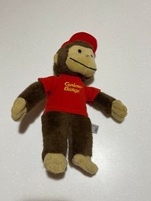 Gund Curious George Plush with Red Shirt and Hat