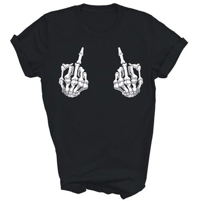 Skeleton Hand Halloween Bones Skull Unisex Shirt Gift