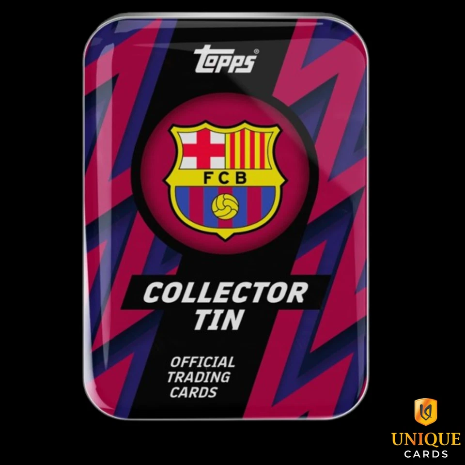 2025-26 Topps FC Barcelona Collector Tin Box NEU & SEALED - Bild 1 von 1