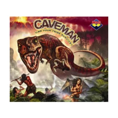 Make a Game Boardgame Caveman - Can Your Tribe Survive? Box EX