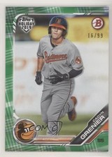 2019 Topps Holiday Bowman Green Prospects 16/99 Cadyn Grenier #TH-CG 8d4