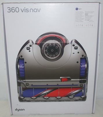 New Dyson 360 Vis Nav Robot Vacuum w/Smart Navigation (304619-01) - Blue/Nickle
