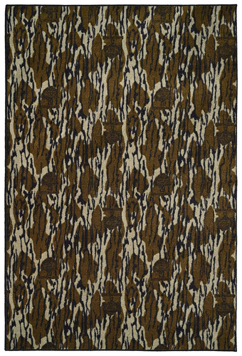 Mossy Oak Bottomland Camouflage 4 ft. x 6 ft. Area Rug Ideal for Living Rooms...