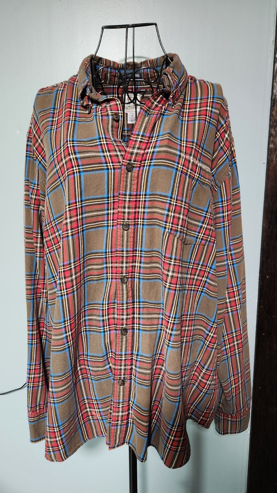 Button Down Brushed Flannel Designed By Bare Bone… - image 4