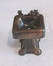 VINTAGE DIECAST METAL DOLL FURNITURE DURHAM #45 SINK 1977