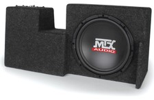 FITS 2009-2014 FORD F-150 SUPER CAB MTX AMPLIFIED 10 CUSTOM SUBWOOFER ENCLOSURE