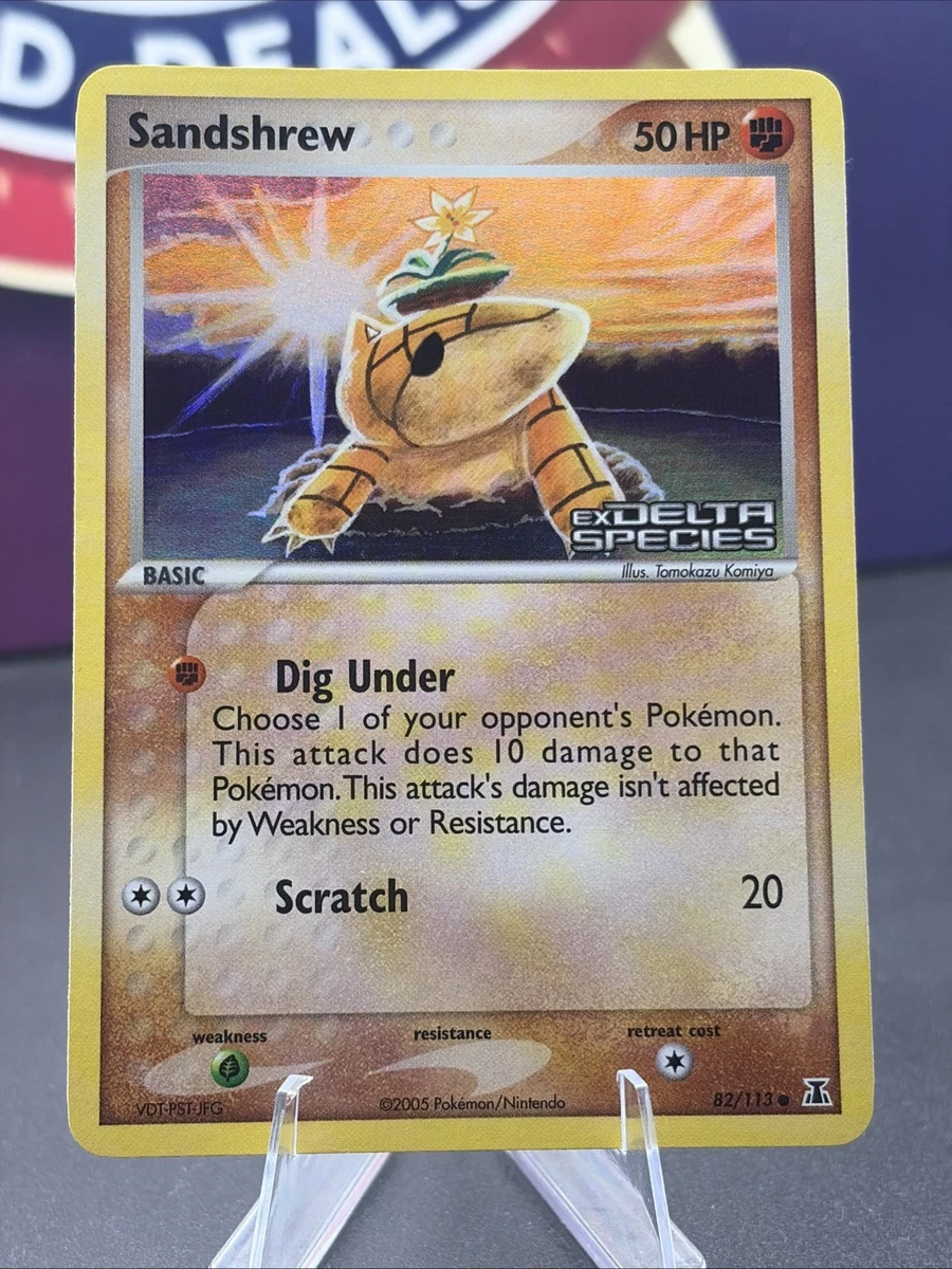 Sandshrew Pokémon TCG Cards for sale | eBay