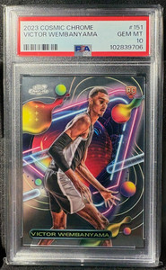 2023 Cosmic Chrome #151 Victor Wembanyama ROOKIE PSA 10 - Spurs PHENOM!