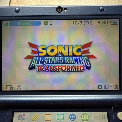 Sonic & All-Stars Racing Transformed (Nintendo 3DS, 2013)
