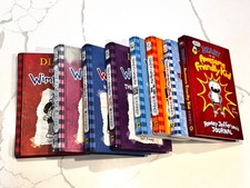 Jeff Kinney Diary of A Wimpy Kid+Awesome Friendly Kid 8 Book variety Set