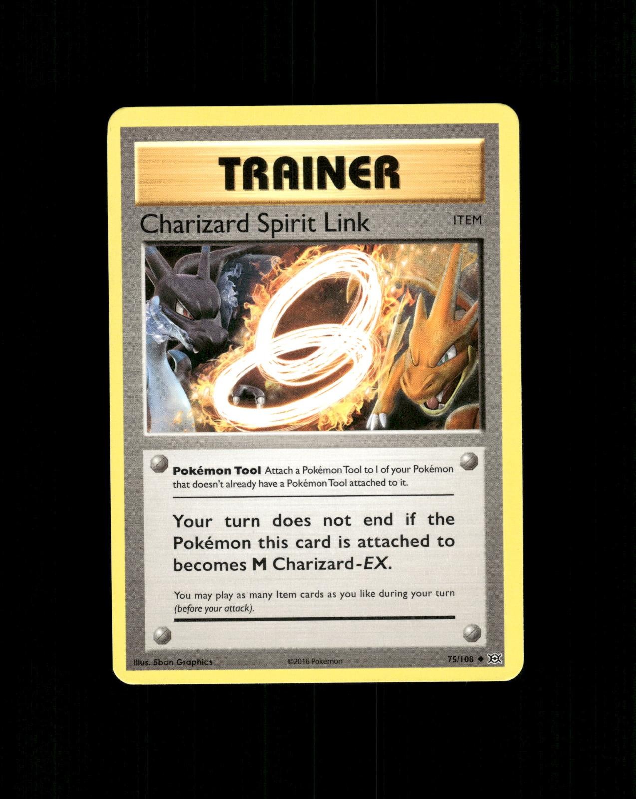 Charizard Spirit Link 75/108 Uncommon Evolutions Pokemon Near Mint