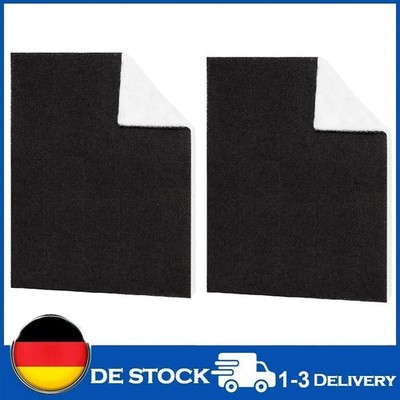 2x Dunstabzugshaube Filters mit Aktivkohle & Fettfilter, Universal Kohlefilter