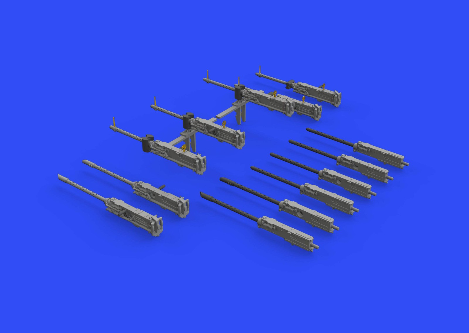 Eduard Brassin 648539 1:48 B-17G Flying Fortress guns for Hong Kong Models