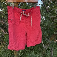 Patagonia Solid Red Surfing Shorts /Swim Trunks Men's Size 32