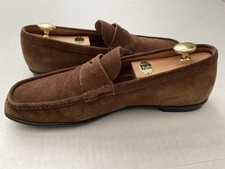 PRADA BROWN SUEDE LOAFERS - UK SIZE 9 (Fits US 10 and 10.5)