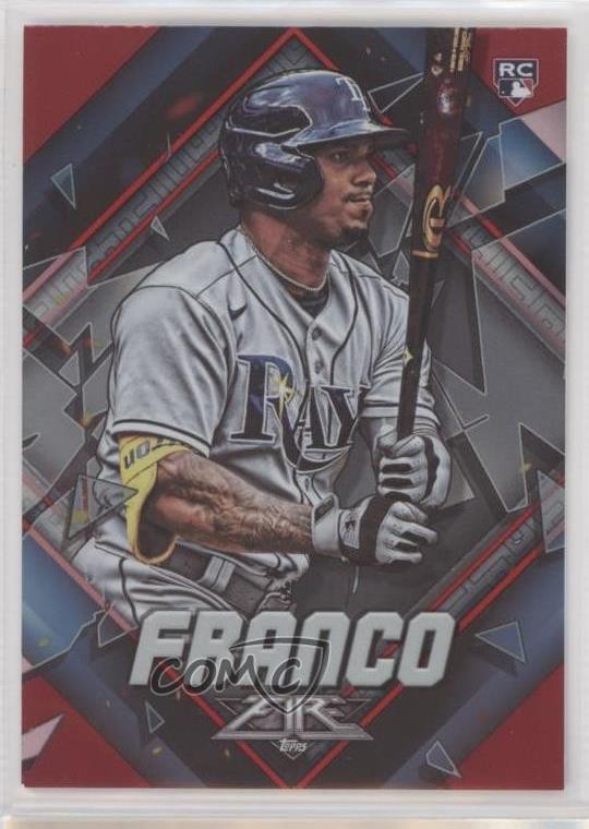 2022 Topps Fire Flame Wander Franco #128 0r08