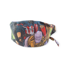 Fun Superheros Tie Back Scrub hat/ cap 100 Cotton Surgical Medical