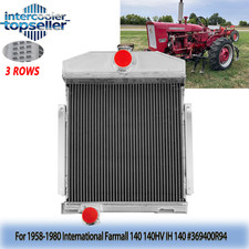 3row Tractor Radiator For 58-80 International Farmall 140 140hv Ih 140 369400r94