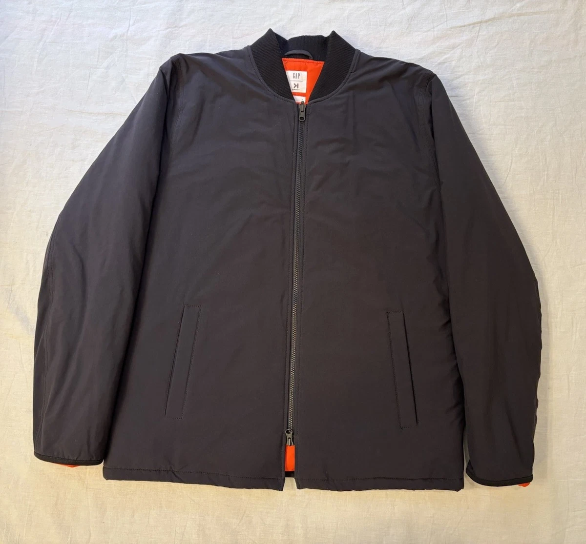ジャケット・アウター GAP 00's Nylon Zip Up Jacket Black XL Adult Heavyweight Oversized Zip Jacket | Gap