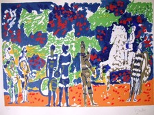 Antonio Vangelli Il CIRCO serigrafia 50x70 
