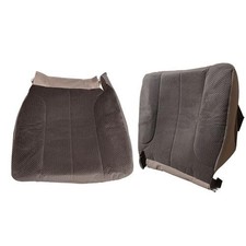 Driver Passenger Side Bottom Cloth Seat Cover Tan Compatible with 2003-2005 f...