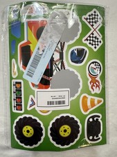 Monster Truck Stickers Page Creativity Play For Toddlers