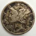 1919 P Mercury Dime Toned VF/XF You Grade it! 90% Silver Type Coin Free Ship!