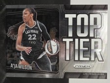 A'ja Wilson 2025 Panini Prizm WNBA #2 Top Tier