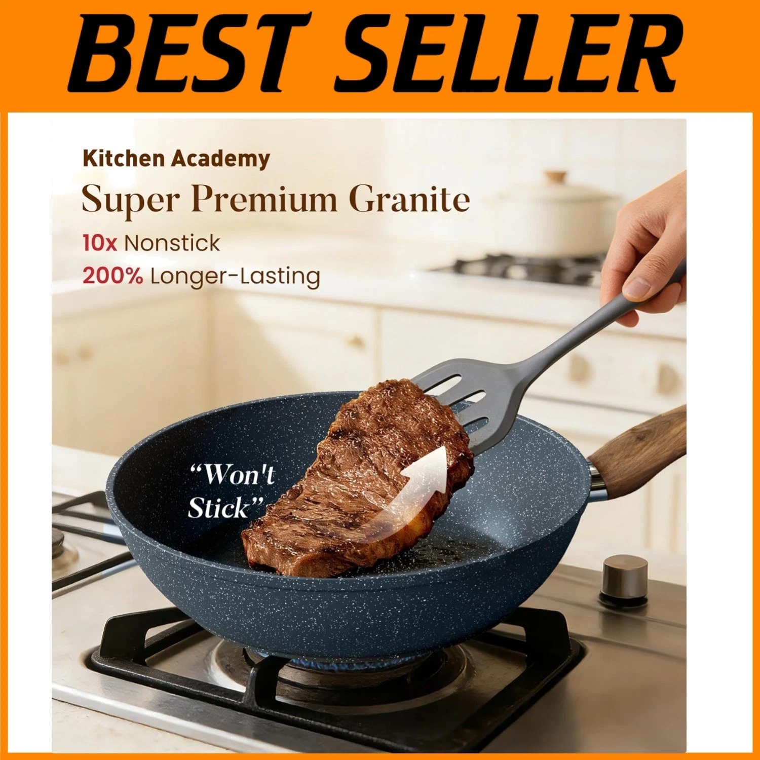 Pots and Pans Set Non Stick - 12 Piece Induction K