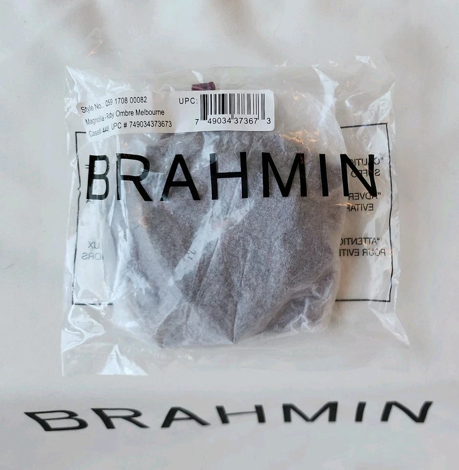 Llavero Magnolia 40 Aniversario Brahmin Nuevo con Etiquetas en Rubí Ombre Foto 2 de 2