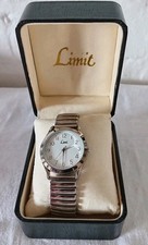 Orologio Limit 2035/5988 Retro Quarzo Uomo Bracciale - Funzionante Boxato Nuovo/Vecchio Stock