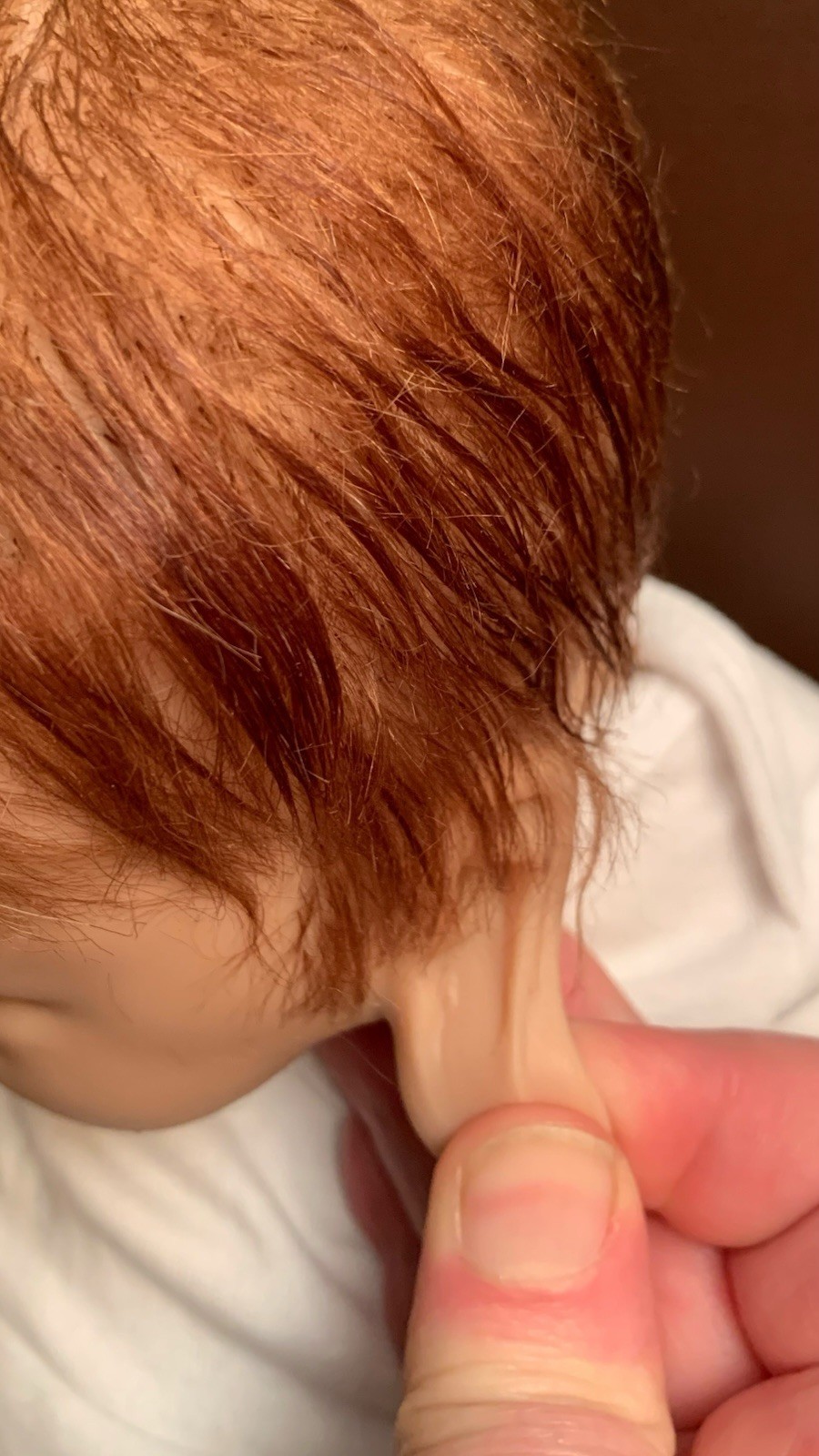 He is around 14 inch ,silicone full body doll . Size Reborn?