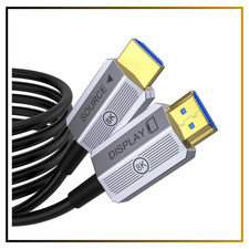 Fibopitcal 8K HDMI 2.1 Cable 50ft Fits PS5 Xbox Monitor TV Laptop Projector