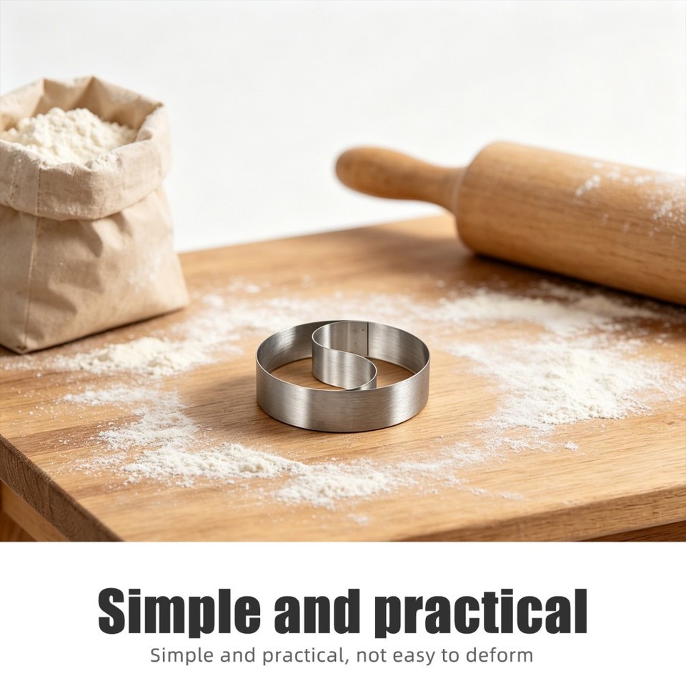 2pcs Taichi Rice Ball Mold - Stainless Steel Baking Molds for Cake Rice ...
