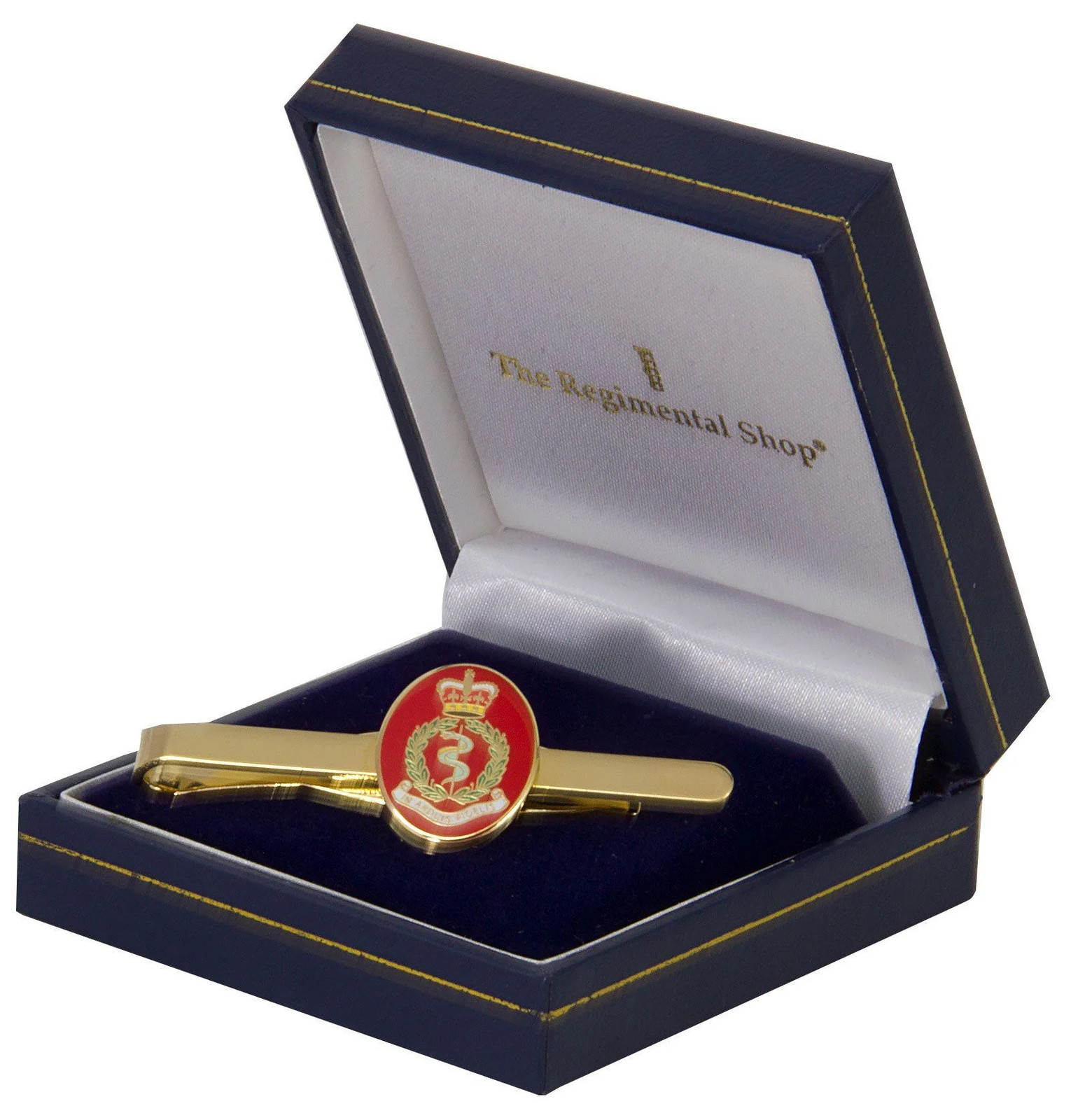 Royal Army Medical Corps (RAMC) Gilt Enamel Tie Clip